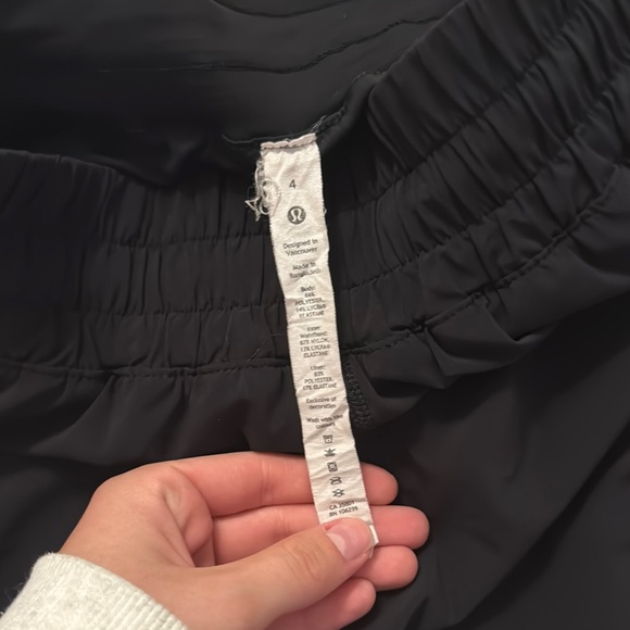 Lululemon Athletica Black Track That Mid-Rise - Picture 2 of 5